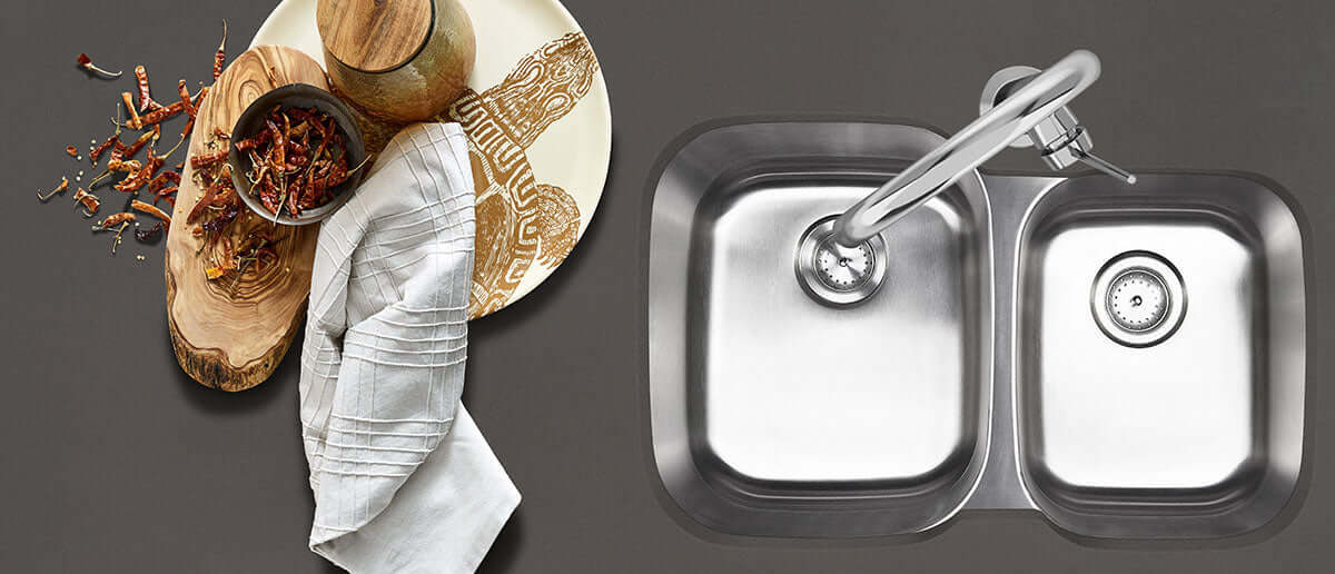SS 18 GAU DOUBLE BOWL 60/40-3120S Kitchen Sinks - Shop at Home Craft Studio - 8
