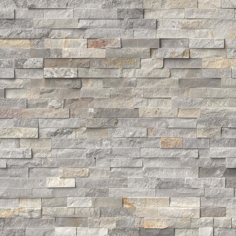 SUNSET SILVER SPLITFACE LEDGER CORNER Stacked Stone - Shop at Home Craft Studio - 2