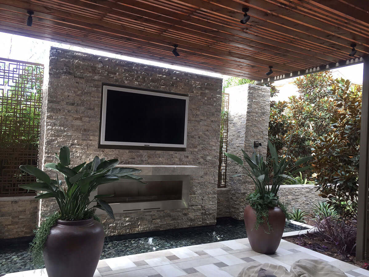 Silver Travertine Corner"L" Stacked Stone Panels - Shop at Home Craft Studio - 16