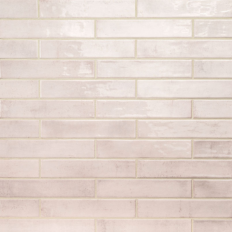 Stella Blush 2X10 Glossy Backsplash & Wall Tile - Shop at Home Craft Studio - 2
