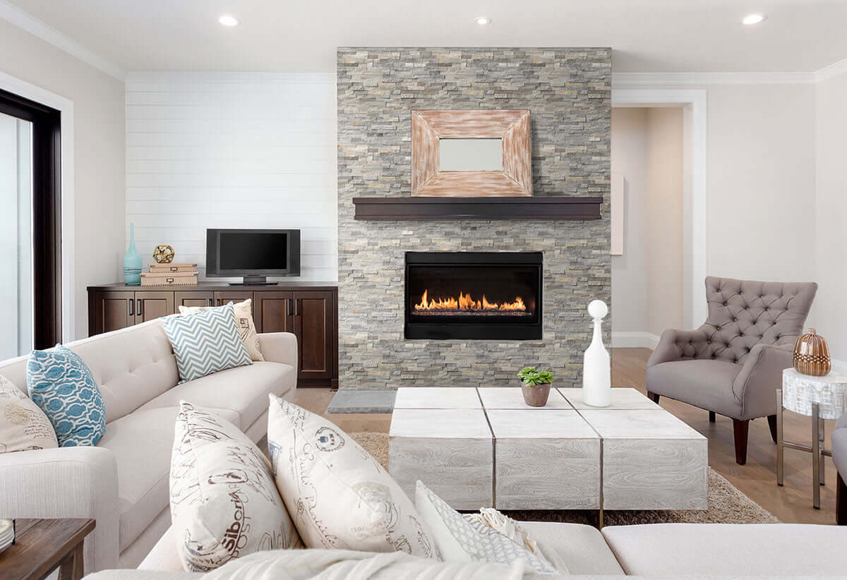 Sunset Silver Splitface Ledger Corner Stacked Stone - Shop at Home Craft Studio - 5