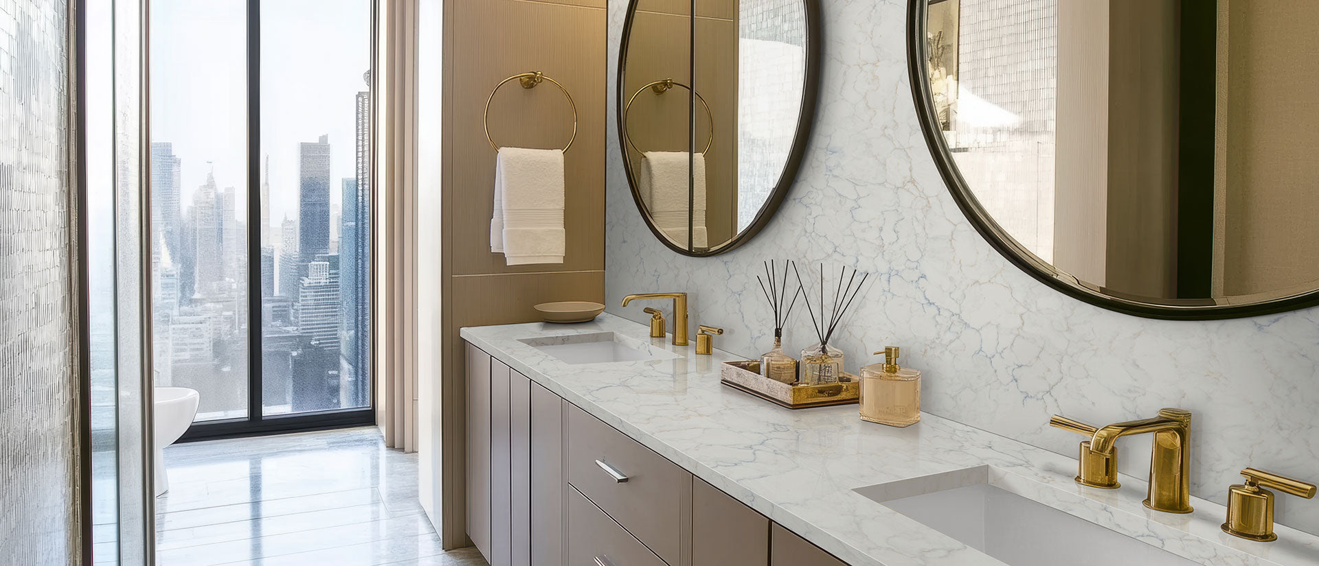 Calacatta Azulean Countertops - Shop at Home Craft Studio - 5