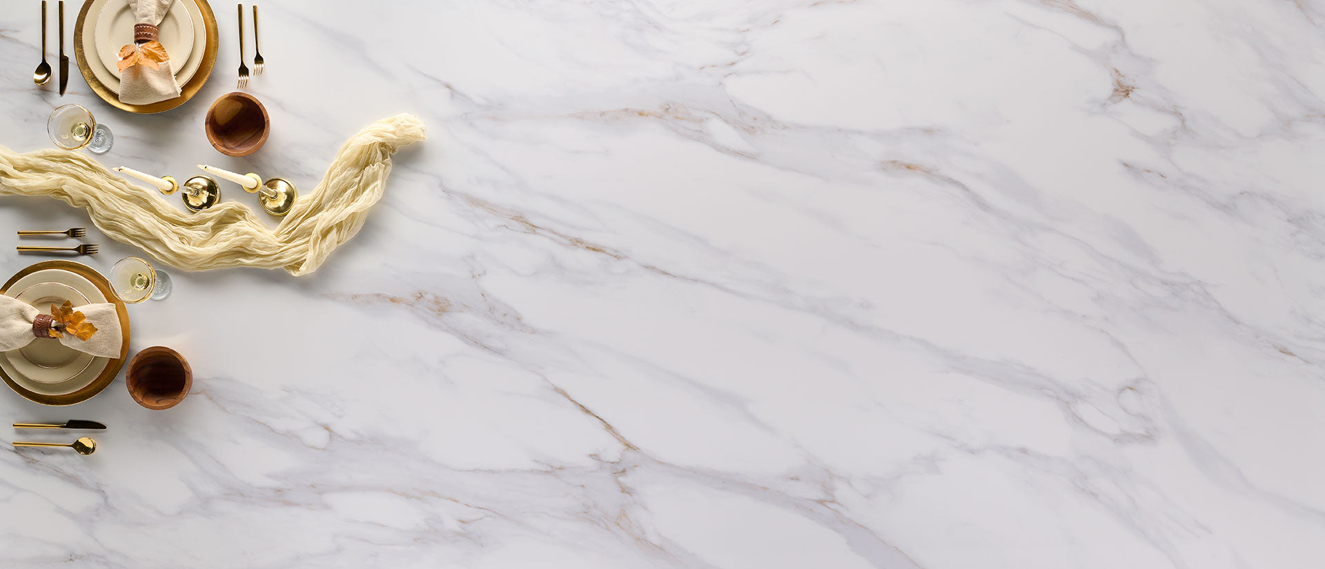 Calacatta Castana Countertops - Shop at Home Craft Studio - 3