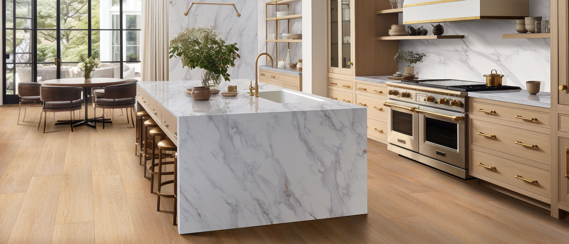 Calacatta Castana Countertops - Shop at Home Craft Studio - 9