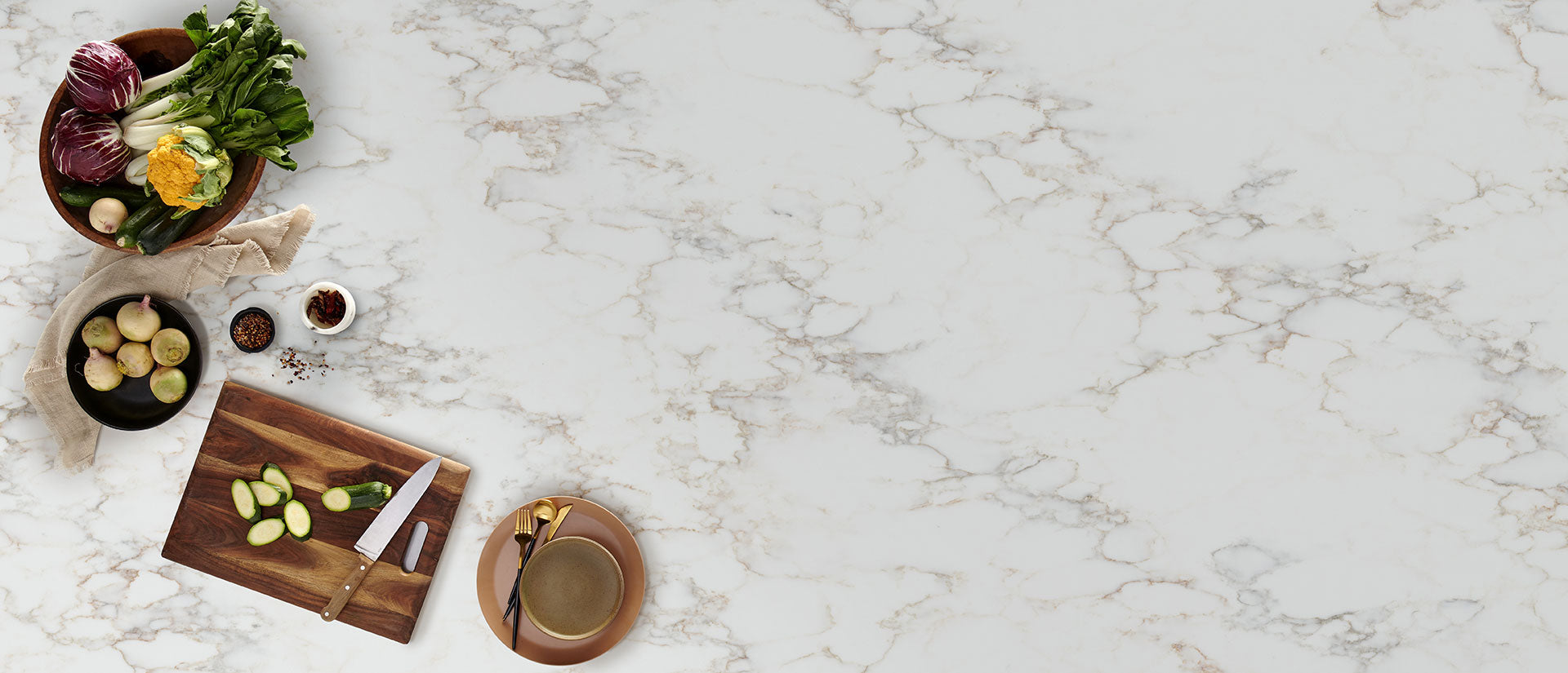 Calacatta Cinela Countertops - Shop at Home Craft Studio - 3