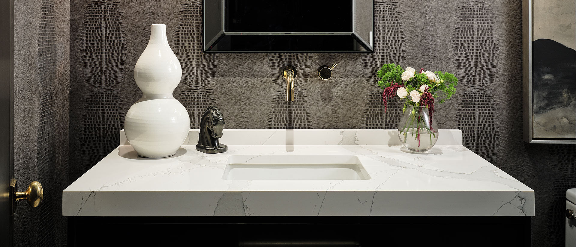Calacatta Izaro Countertops - Shop at Home Craft Studio - 9