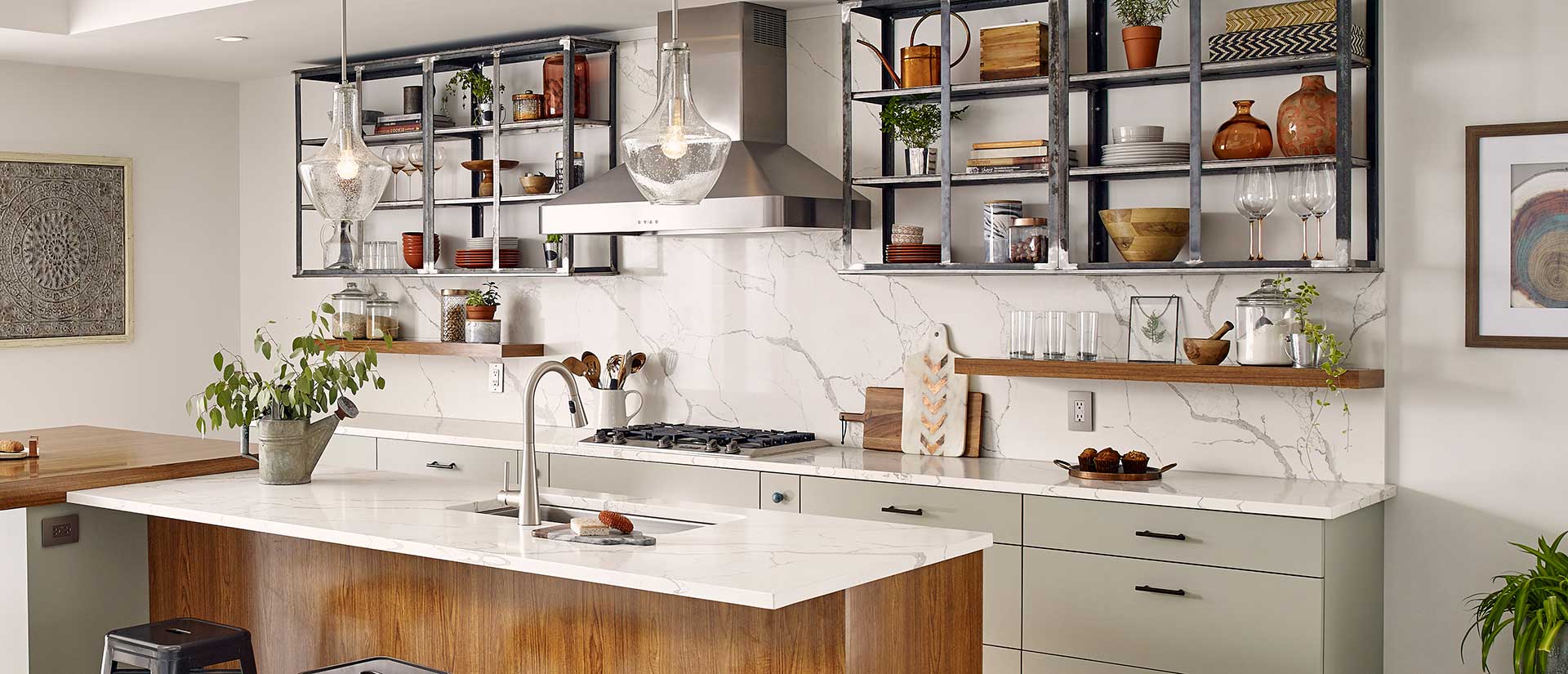 Calacatta Laza Countertops - Shop at Home Craft Studio - 4