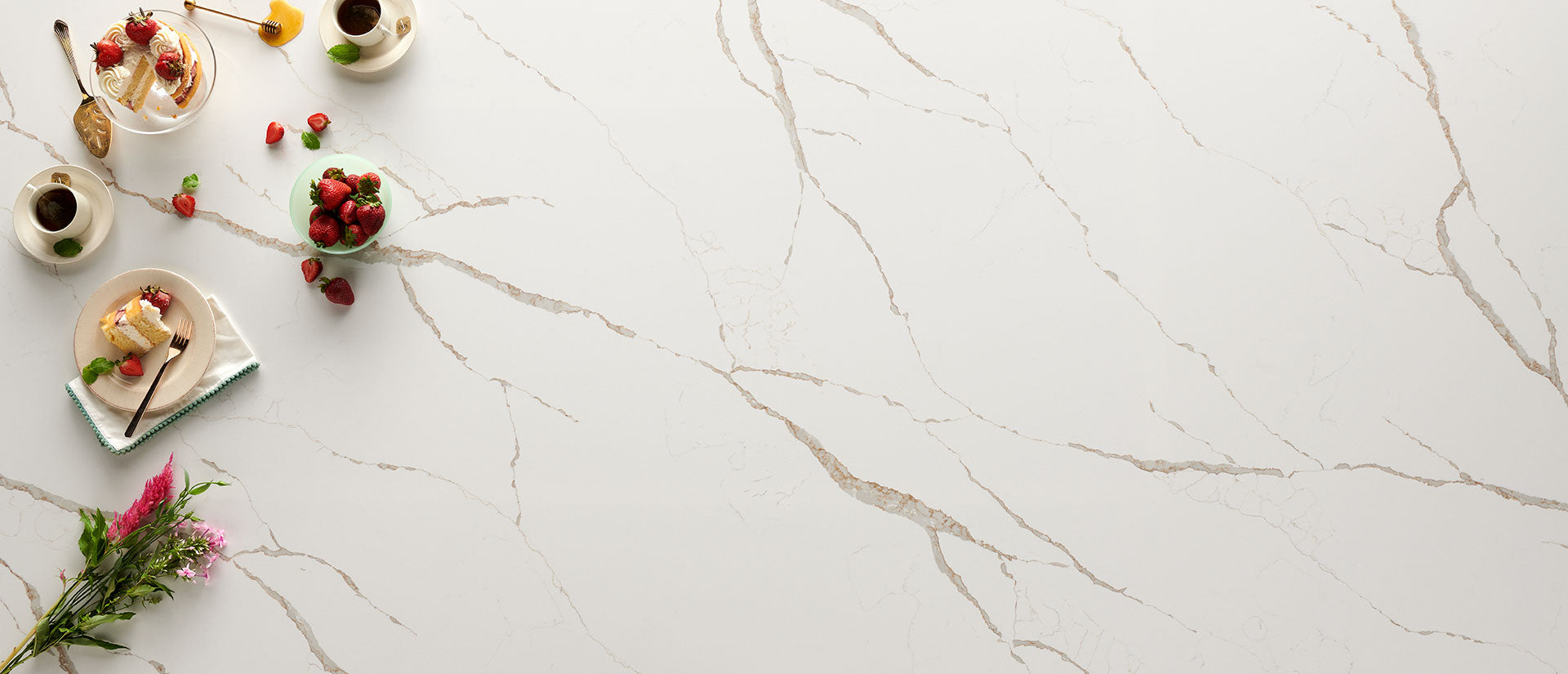 Calacatta Laza Oro Countertops - Shop at Home Craft Studio - 2