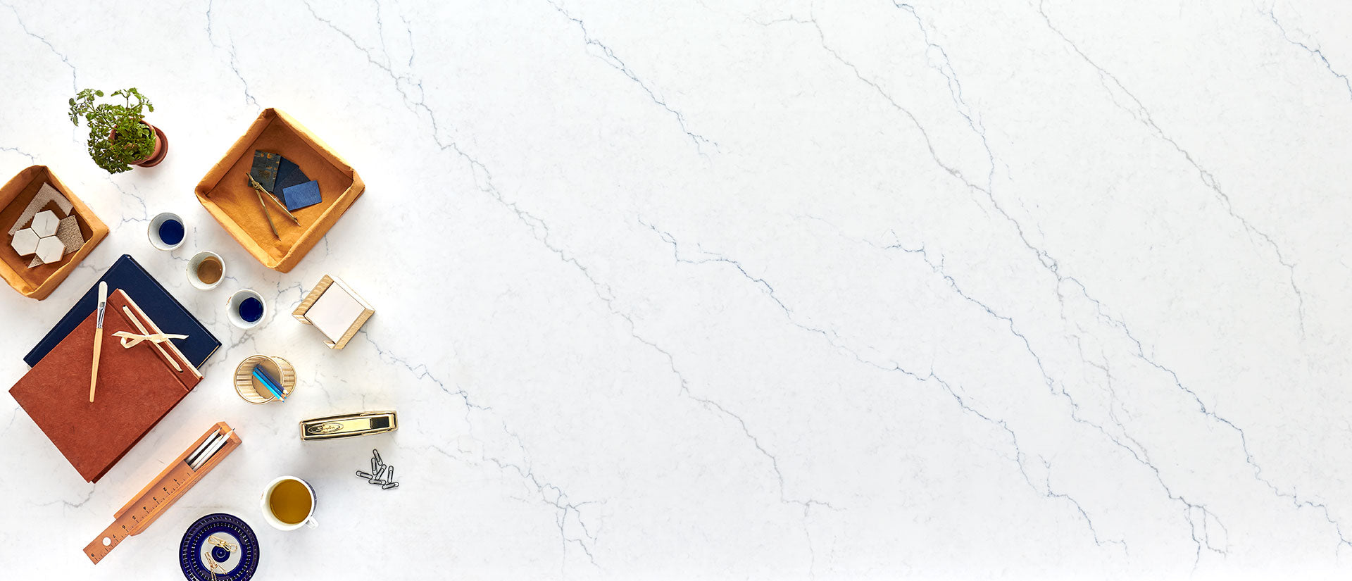 Calacatta Miraggio Cielo Countertops - Shop at Home Craft Studio - 2