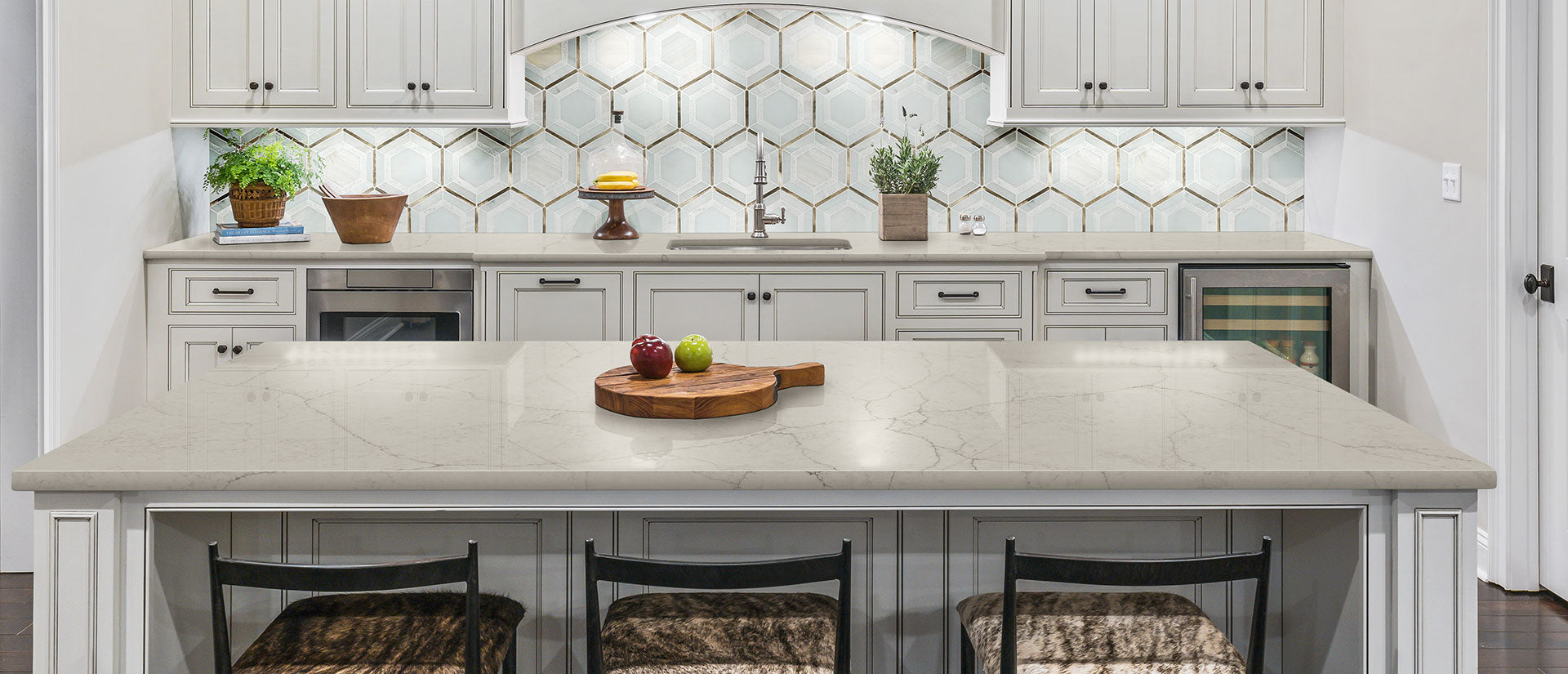 Calacatta Valentin Countertops - Shop at Home Craft Studio - 4