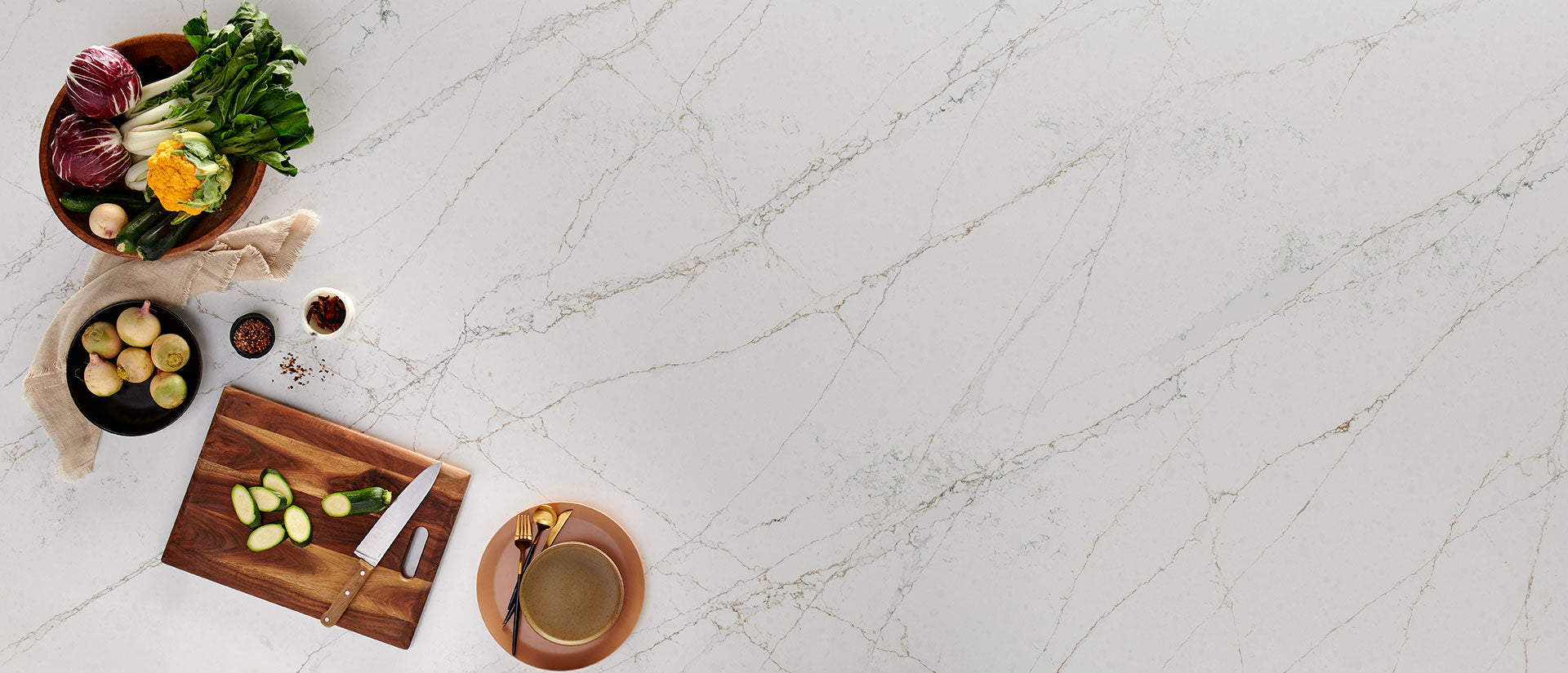 Calacatta Viraldi Countertops - Shop at Home Craft Studio - 2