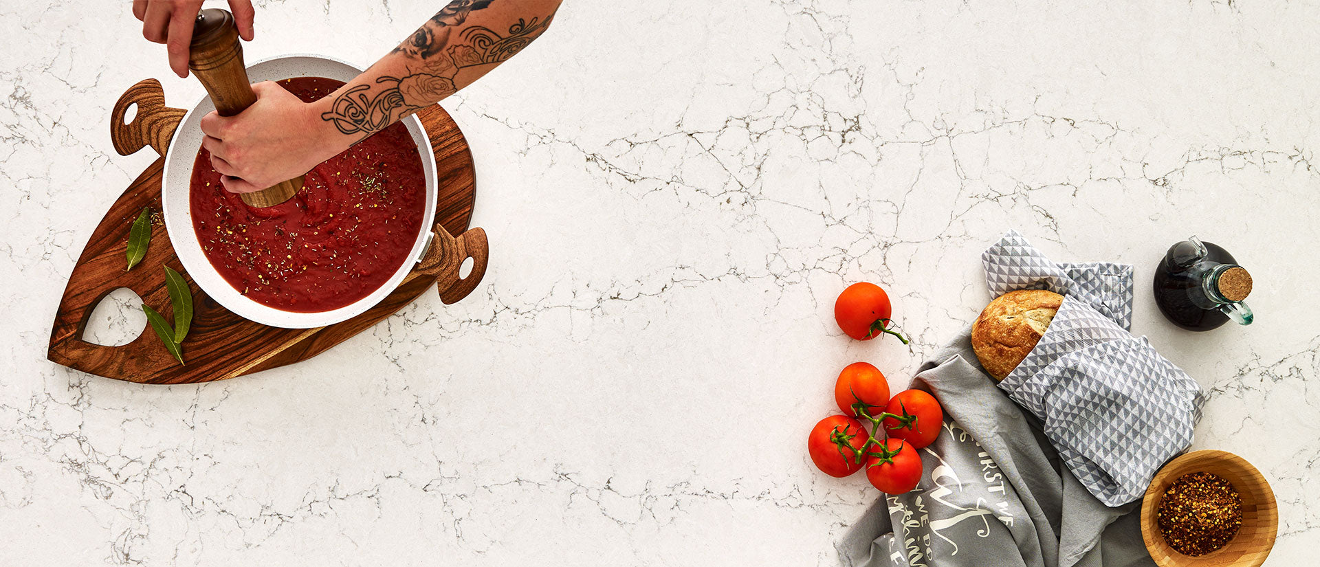 Lido Blanco Countertops - Shop at Home Craft Studio - 3