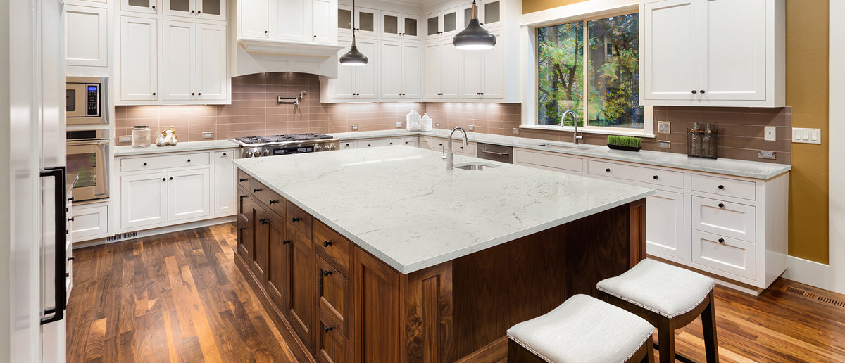 MSI Calacatta Lavasa Quartz Countertop Countertops - Shop at Home Craft Studio - 3