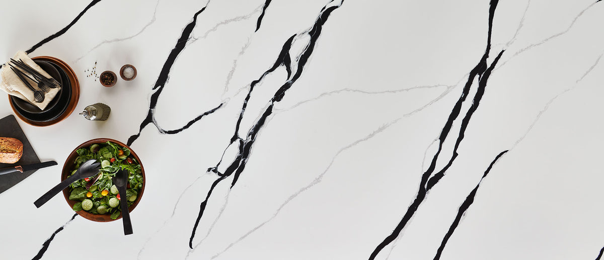 MSI Calacatta Lumanyx Quartz Countertop Countertops - Shop at Home Craft Studio - 3