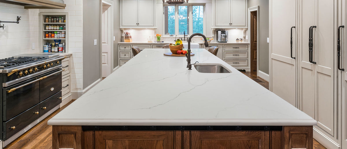 MSI Calacatta Miraggio Quartz Countertop Countertops - Shop at Home Craft Studio - 5