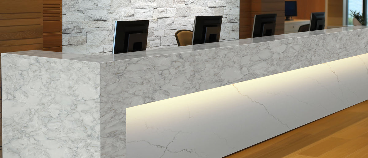 MSI Calacatta Ocellio Quartz Countertop Countertops - Shop at Home Craft Studio - 3