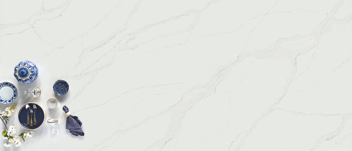 MSI Calacatta Safyra Quartz Countertop Countertops - Shop at Home Craft Studio - 2