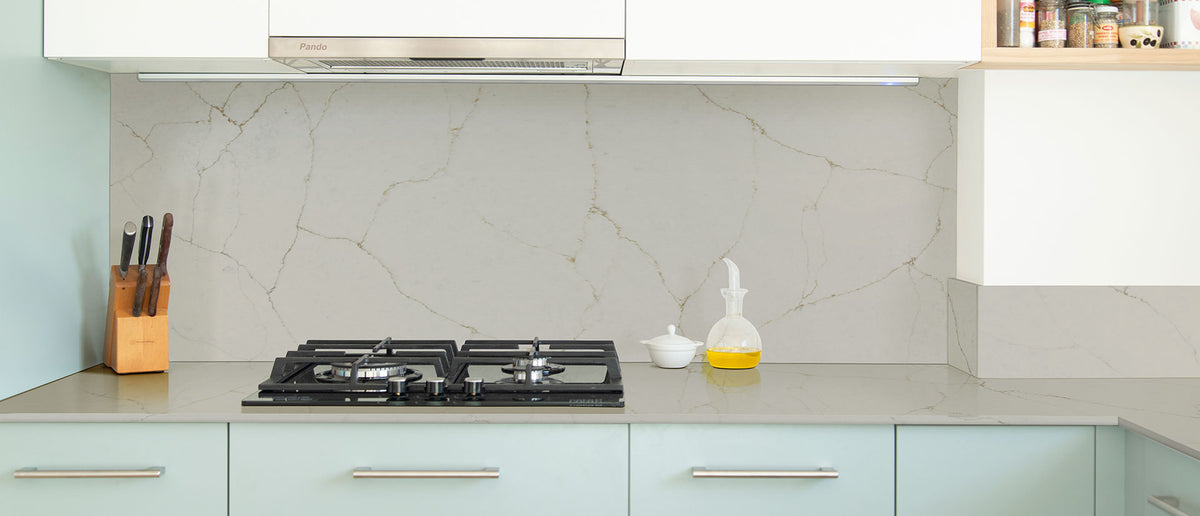 MSI Calacatta Valentin Quartz Countertop Countertops - Shop at Home Craft Studio - 3
