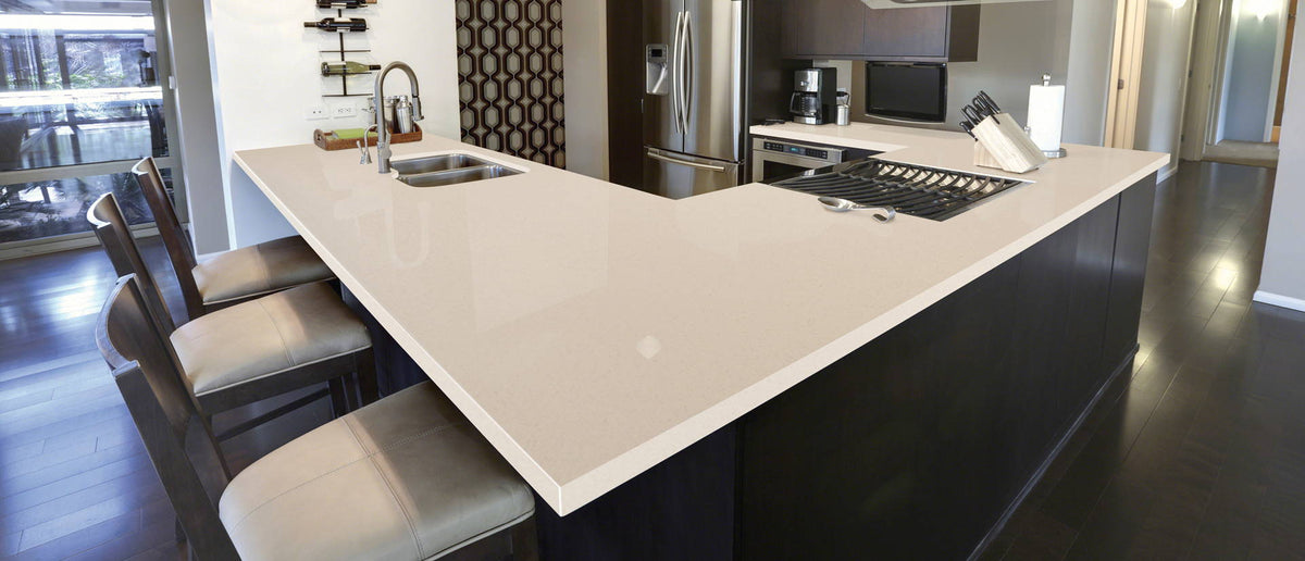 MSI Pebble Rock Quartz Countertop Countertops - Shop at Home Craft Studio - 3