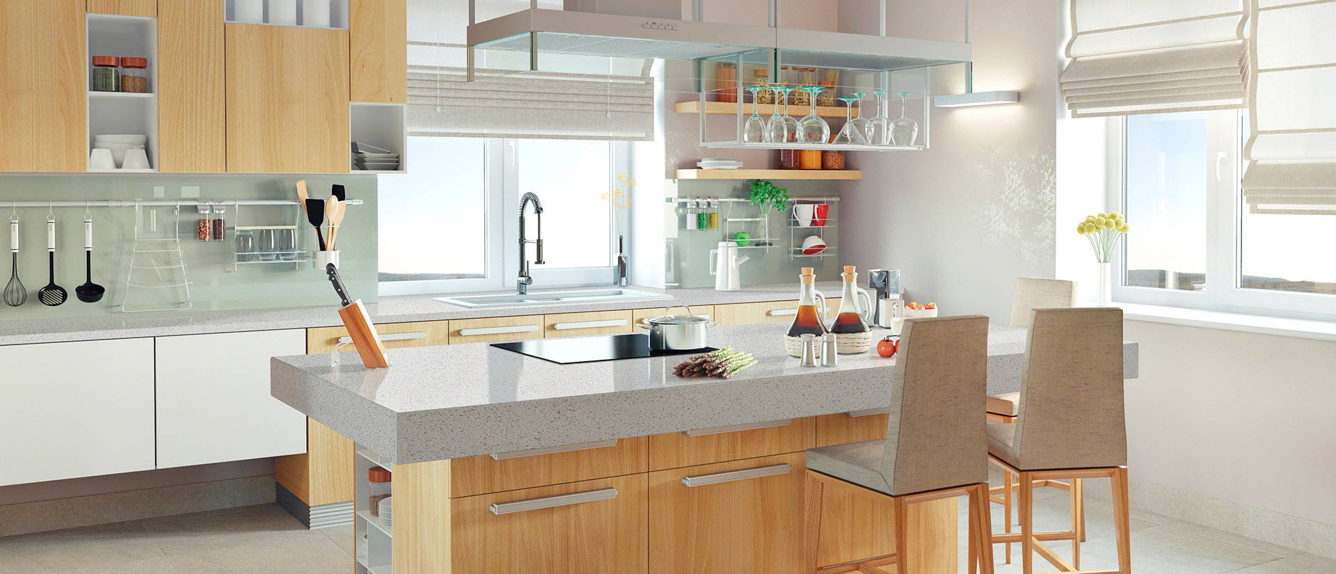 Meridian Gray Countertops - Shop at Home Craft Studio - 3