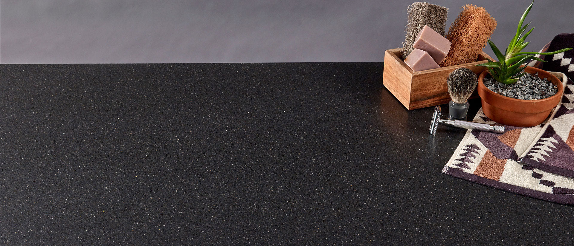 Midnight Majesty - Concrete Finish Countertops - Shop at Home Craft Studio - 2