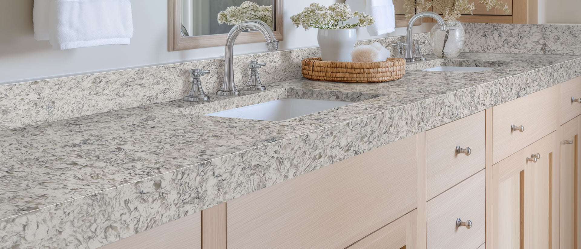 Montclair White Countertops - Shop at Home Craft Studio - 3
