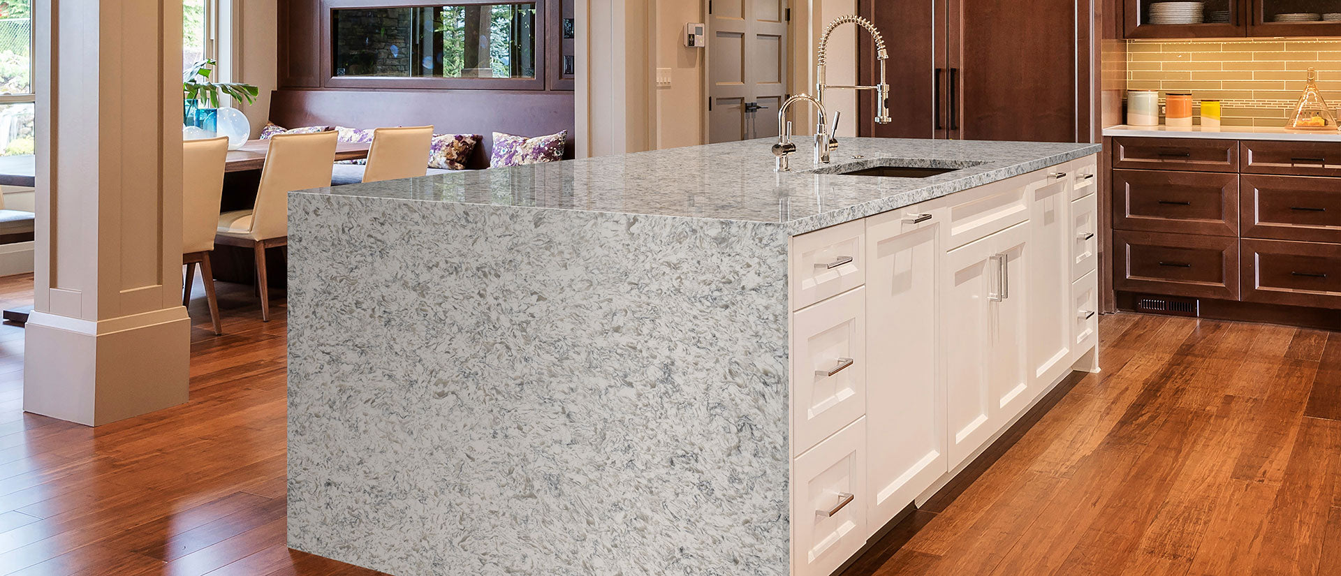 Montclair White Countertops - Shop at Home Craft Studio - 4