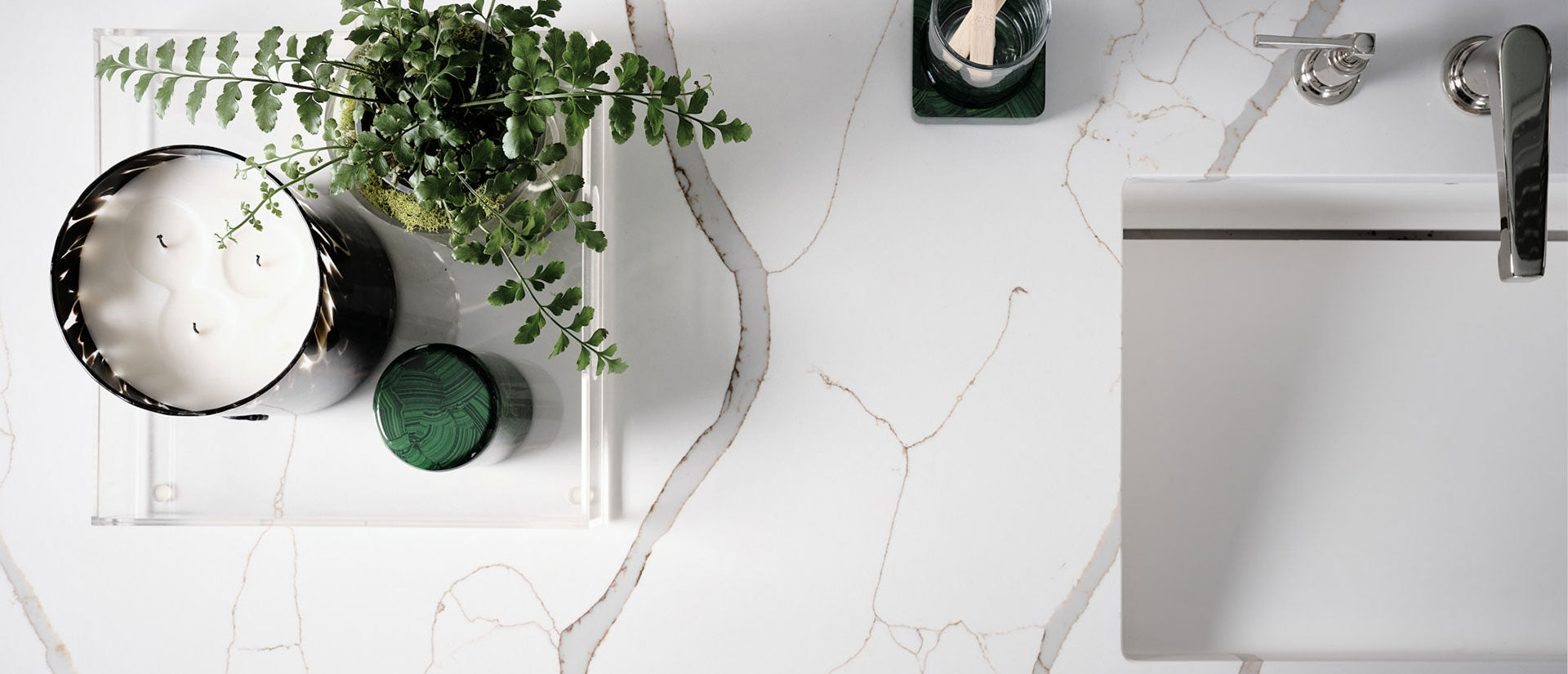 New Calacatta Laza Gold Countertops - Shop at Home Craft Studio - 6