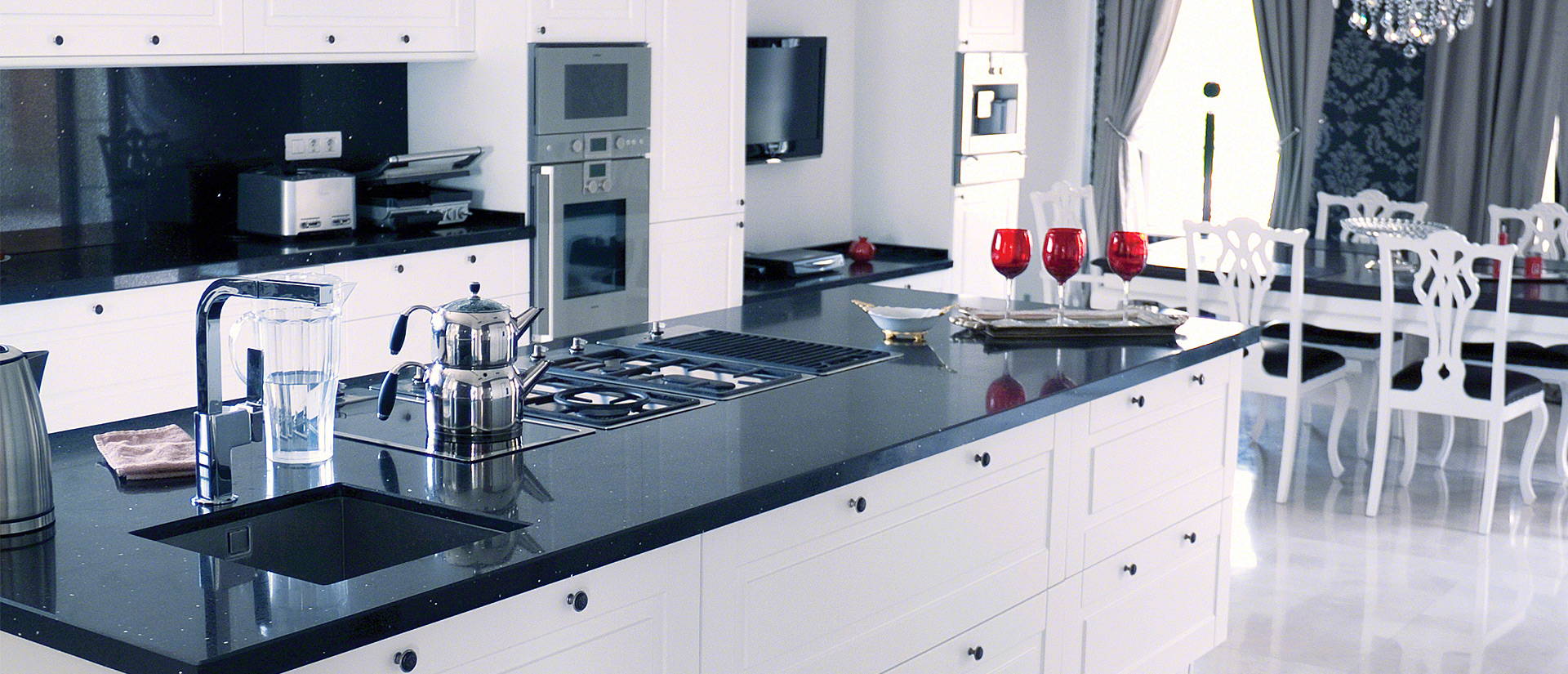 Sparkling Black Countertops - Shop at Home Craft Studio - 3