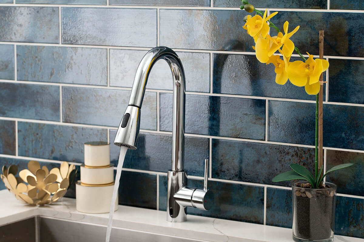 TOUCHFREE KICTHEN FAUCET 820-811 CHROME Kitchen & Bathroom Faucets - Shop at Home Craft Studio - 8