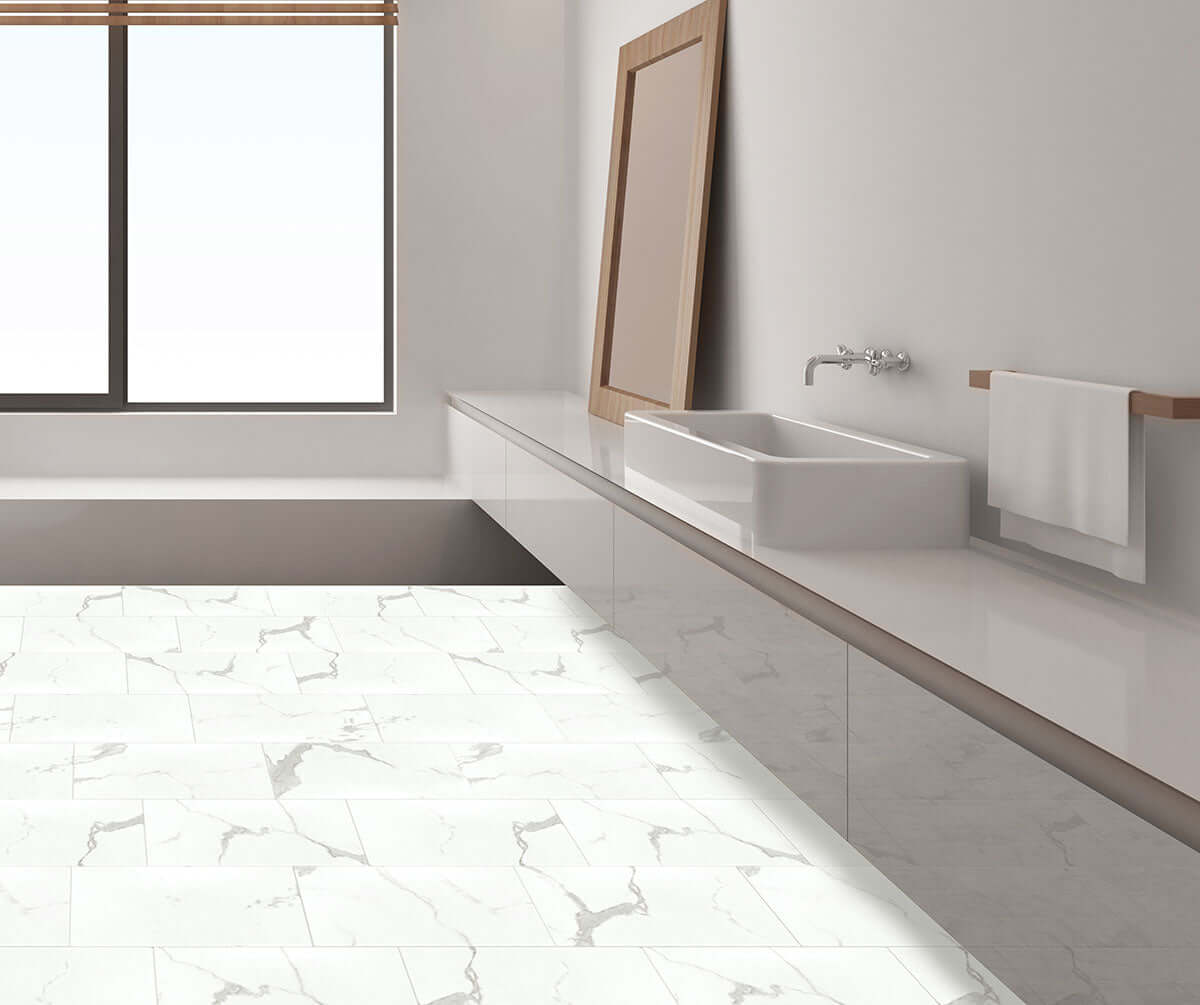 TRECENTO CALACATTA MARBELLO Luxury Vinyl Tile - Shop at Home Craft Studio - 8