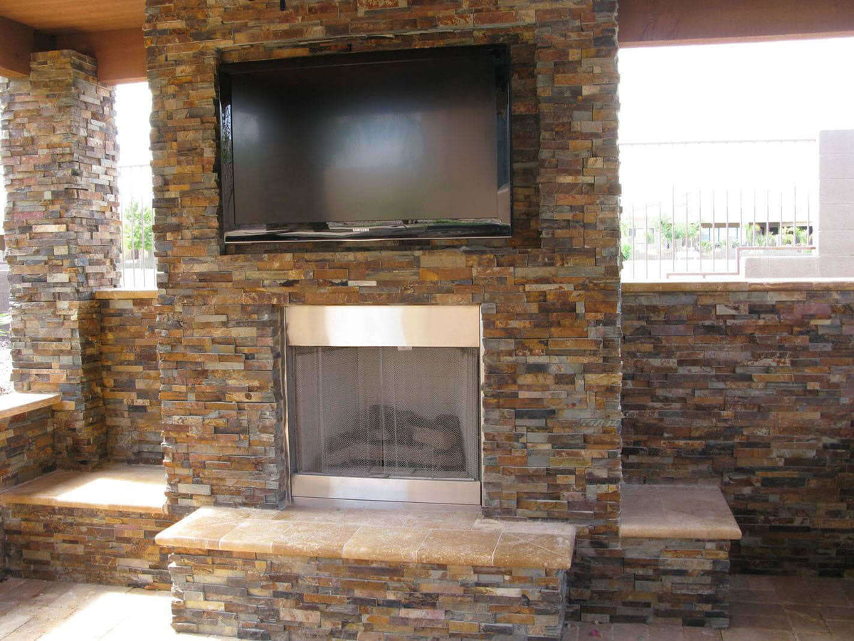 Tuscany Walnut 18X18 Travertine Tile - Shop at Home Craft Studio - 2