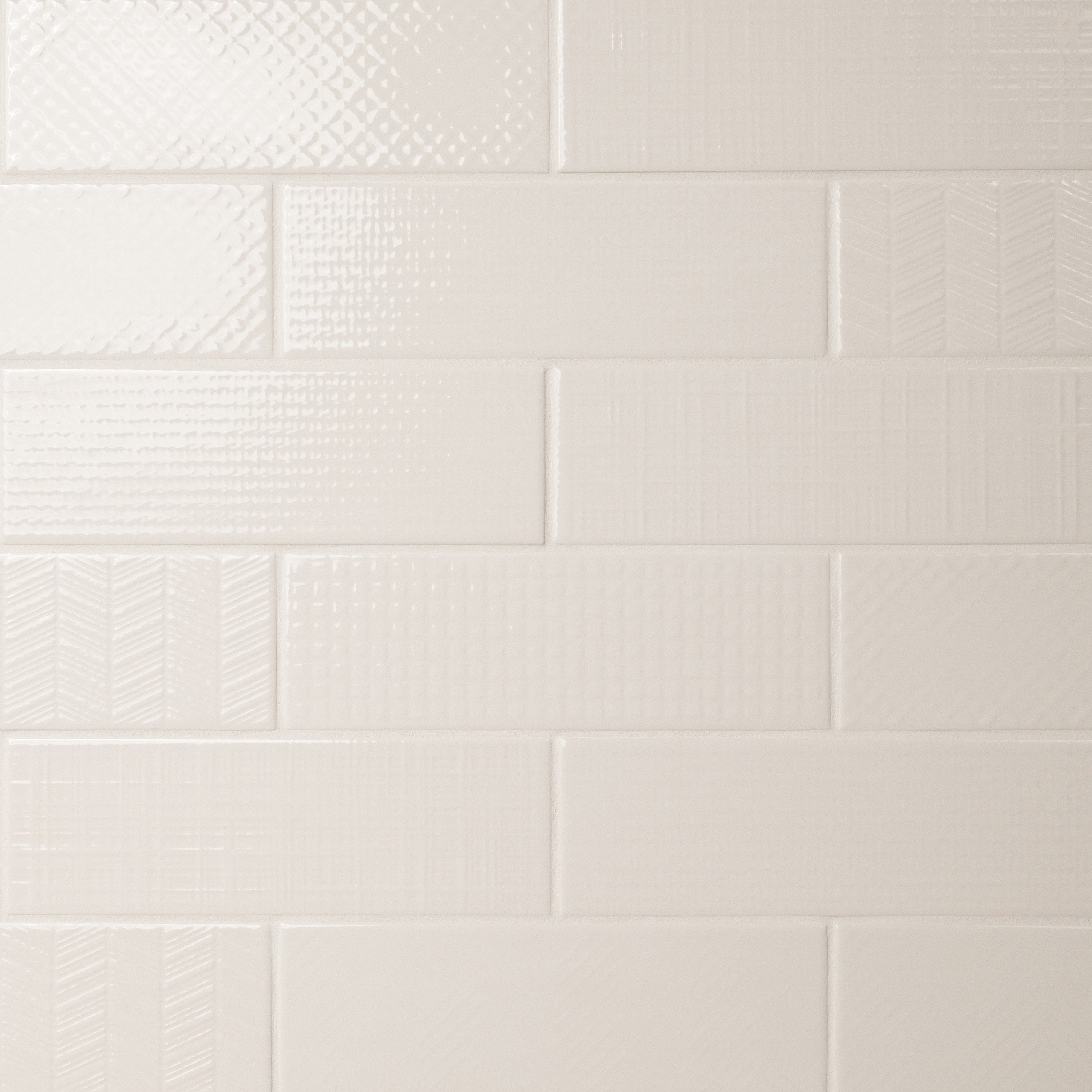 URBANO CREMA 3D MIX 4X12 Wall Tile - Shop at Home Craft Studio - 4