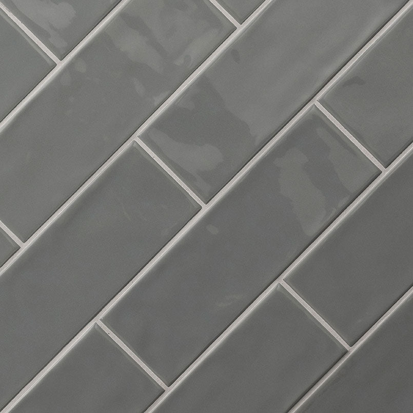 URBANO GRAPHITE 4X12 GLOSSY BULLNOSE Wall Tile, Bullnose - Shop at Home Craft Studio - 2