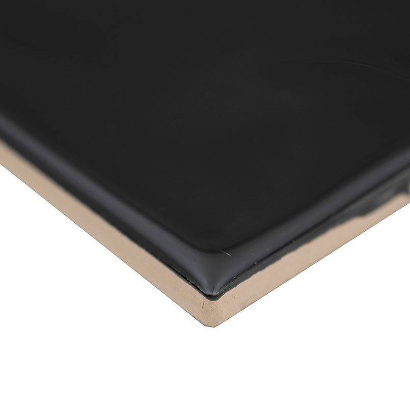 URBANO INK 4X12 GLOSSY BULLNOSE Floor or Wall Tile, Bullnose, Finishing Pieces - Shop at Home Craft Studio - 4