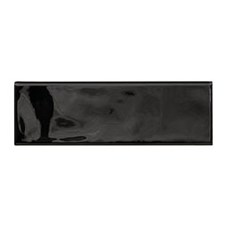 URBANO INK 4X12 GLOSSY BULLNOSE Floor or Wall Tile, Bullnose, Finishing Pieces - Shop at Home Craft Studio - 1
