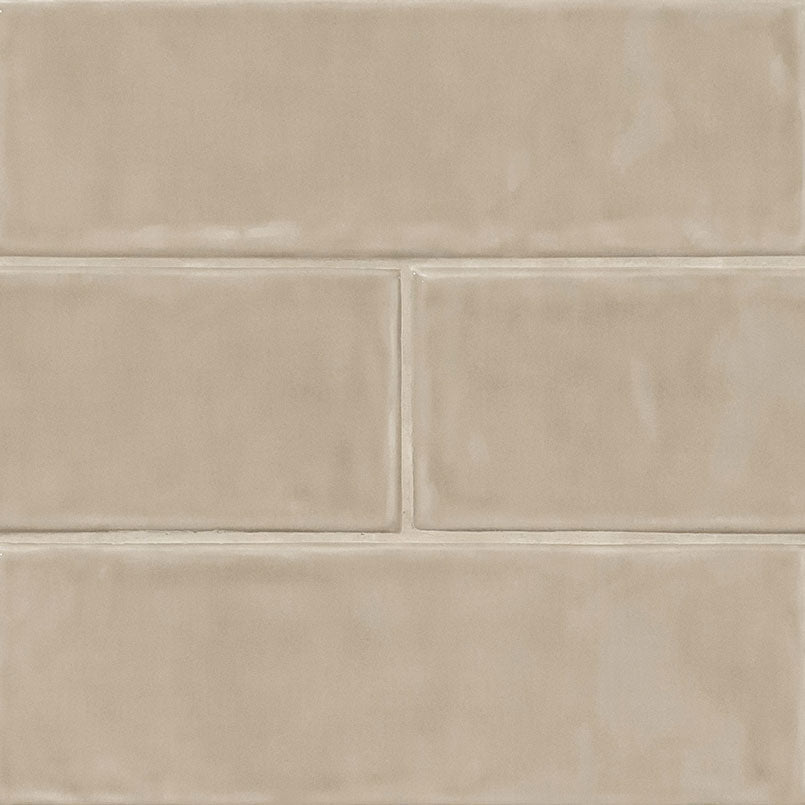 URBANO WARM CONCRETE 4X12 BULLNOSE GLOSSY Bullnose, Finishing Pieces - Shop at Home Craft Studio - 2