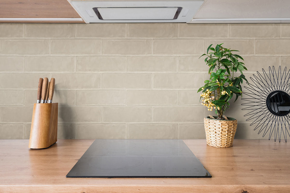 URBANO WARM CONCRETE 4X12 BULLNOSE GLOSSY Bullnose, Finishing Pieces - Shop at Home Craft Studio - 8