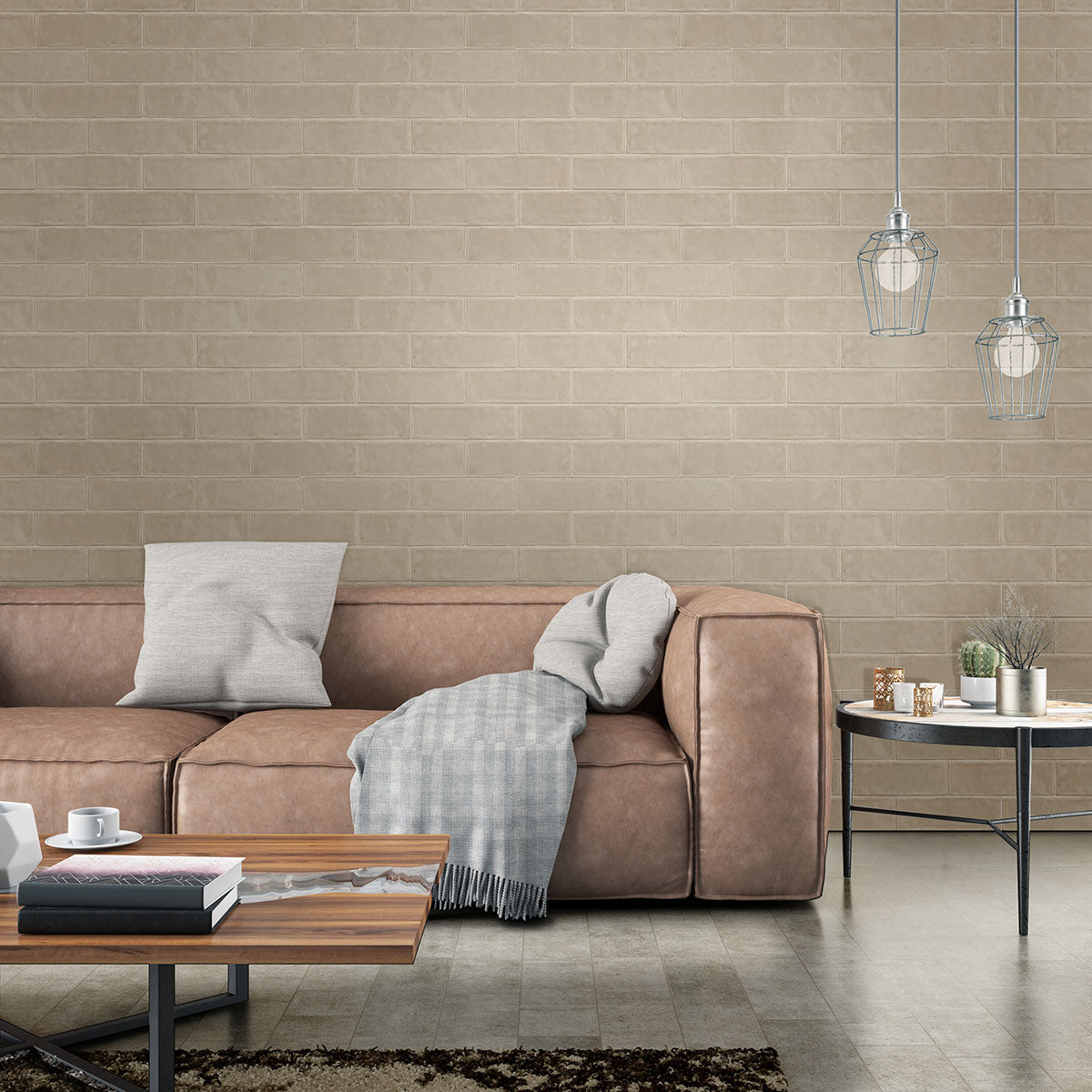 URBANO WARM CONCRETE 4X12 BULLNOSE GLOSSY Bullnose, Finishing Pieces - Shop at Home Craft Studio - 9
