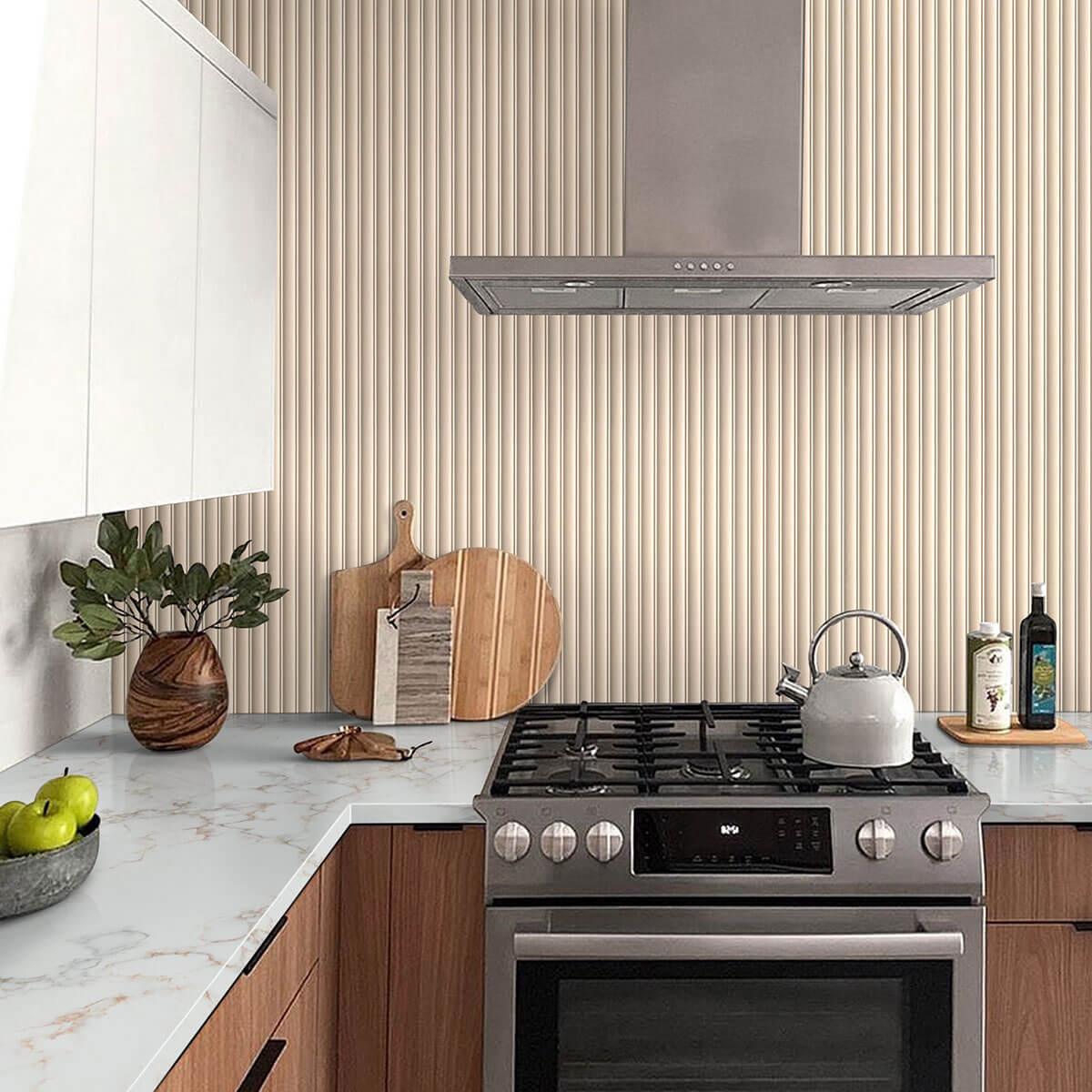 URBANSLAT FLUTE MAPLE 16X48 Wall Tile - Shop at Home Craft Studio - 10