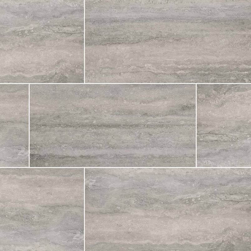 VENETO GRAY 12X24 POLISHED Floor or Wall Tile - Shop at Home Craft Studio - 1