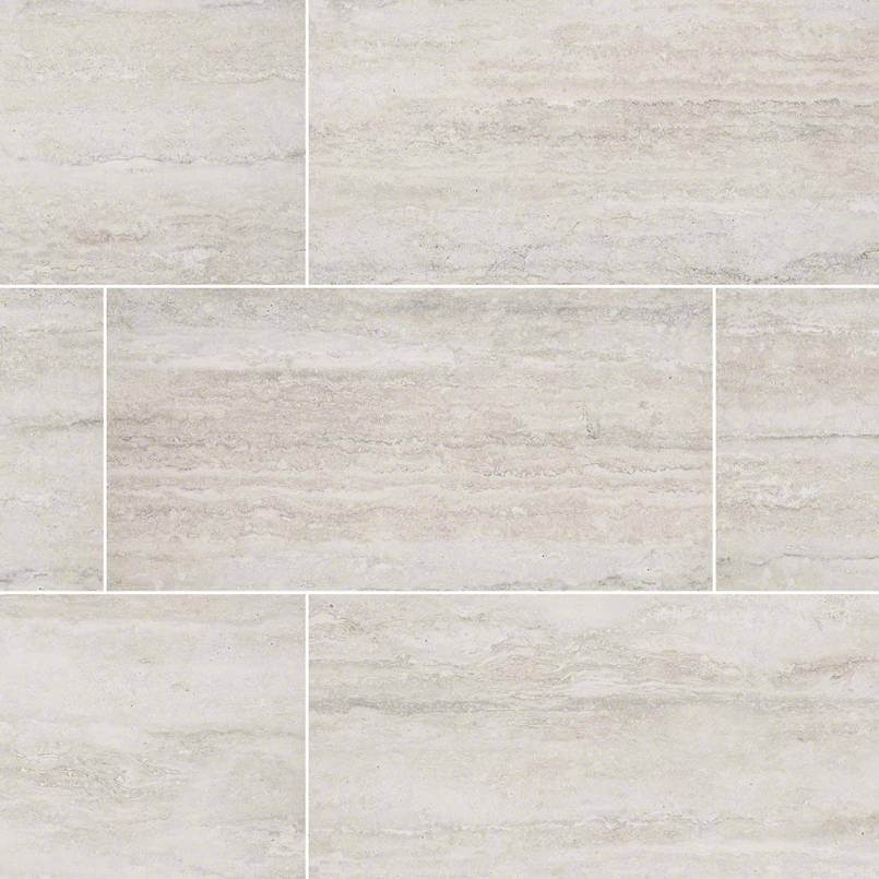 VENETO WHITE 12X24 MATTE Floor or Wall Tile - Shop at Home Craft Studio - 1