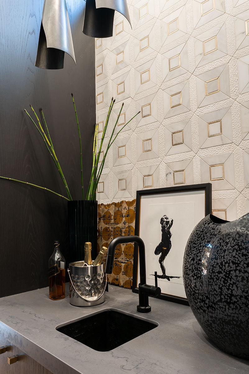 VERONA GOLD PATTERN Backsplash & Wall Tile - Shop at Home Craft Studio - 8