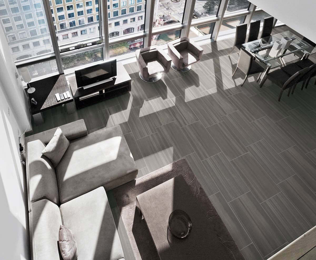 WATERCOLOR GRAPHITE 12X24 Floor or Wall Tile - Shop at Home Craft Studio - 6
