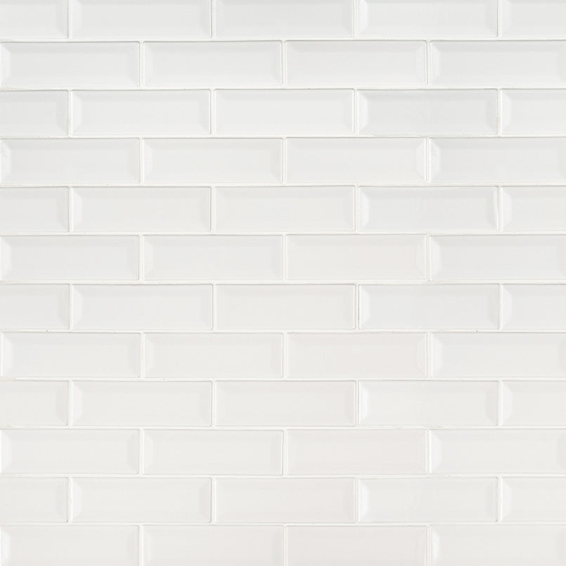 WHISPER WHITE 2X6 BEVELED Subway Tile - Shop at Home Craft Studio - 3