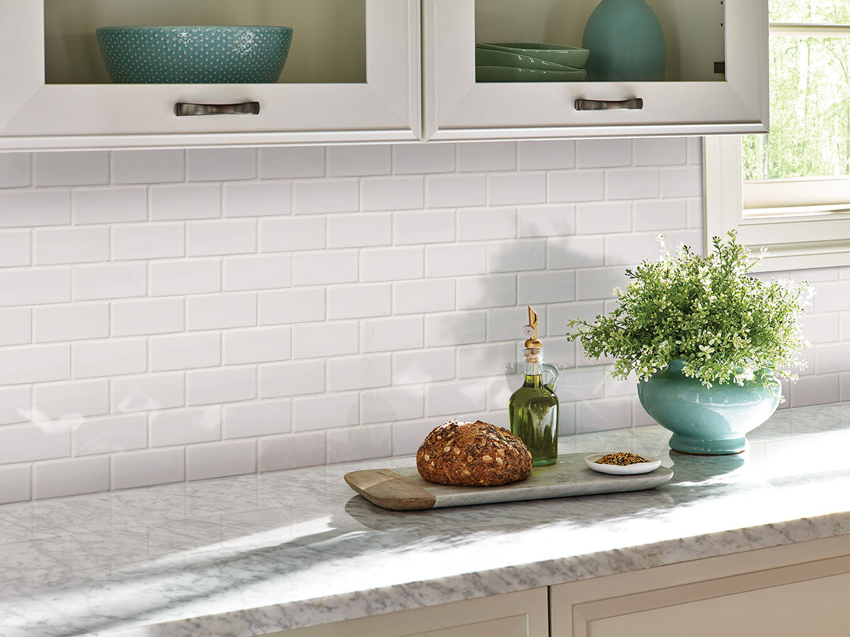 WHITE GLOSSY 2X4X6MM Floor or Wall Tile - Shop at Home Craft Studio - 5