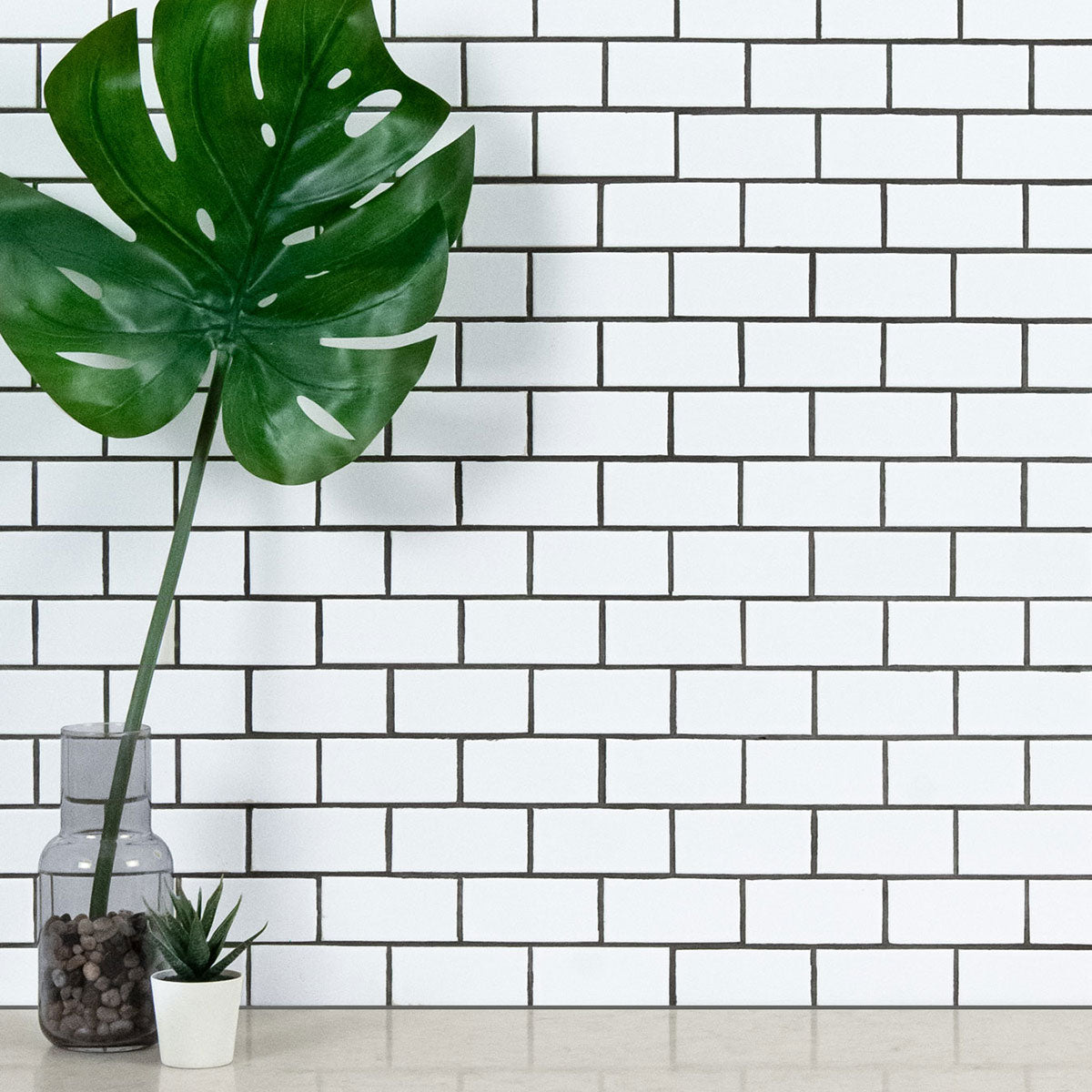 WHITE GLOSSY 2X4X6MM Floor or Wall Tile - Shop at Home Craft Studio - 6