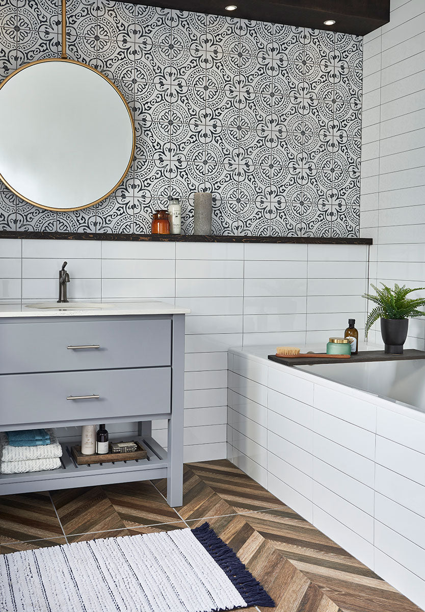 WHITE GLOSSY 4X16 Wall Tile - Shop at Home Craft Studio - 5