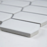 WHITE GLOSSY PICKET 8MM Wall Tile, Mosaic - Shop at Home Craft Studio - 4