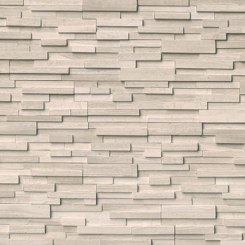 WHITE OAK 3D HONED LEDGER CORNER Wall Tile - Shop at Home Craft Studio - 2